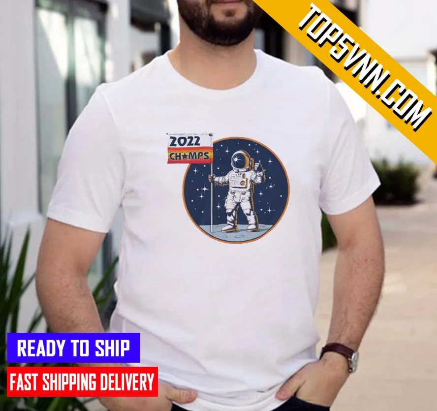 Astronaut Moon Houston World Champions 2022 Shirt Hoodie Sweater Long Sleeve