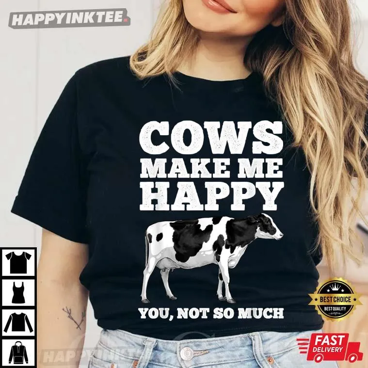 Cool Cow Farmer Dairy T Shirt