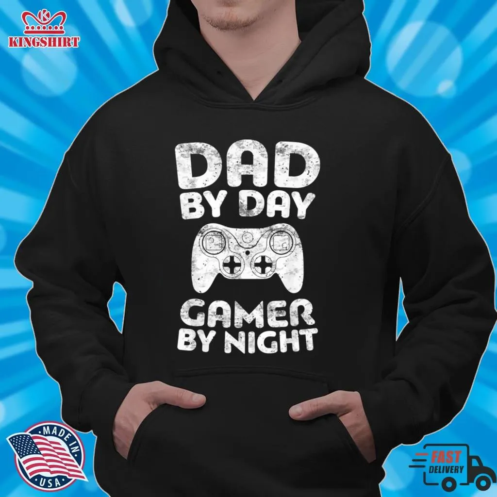 Dad By Day Gamer By Night Shirt