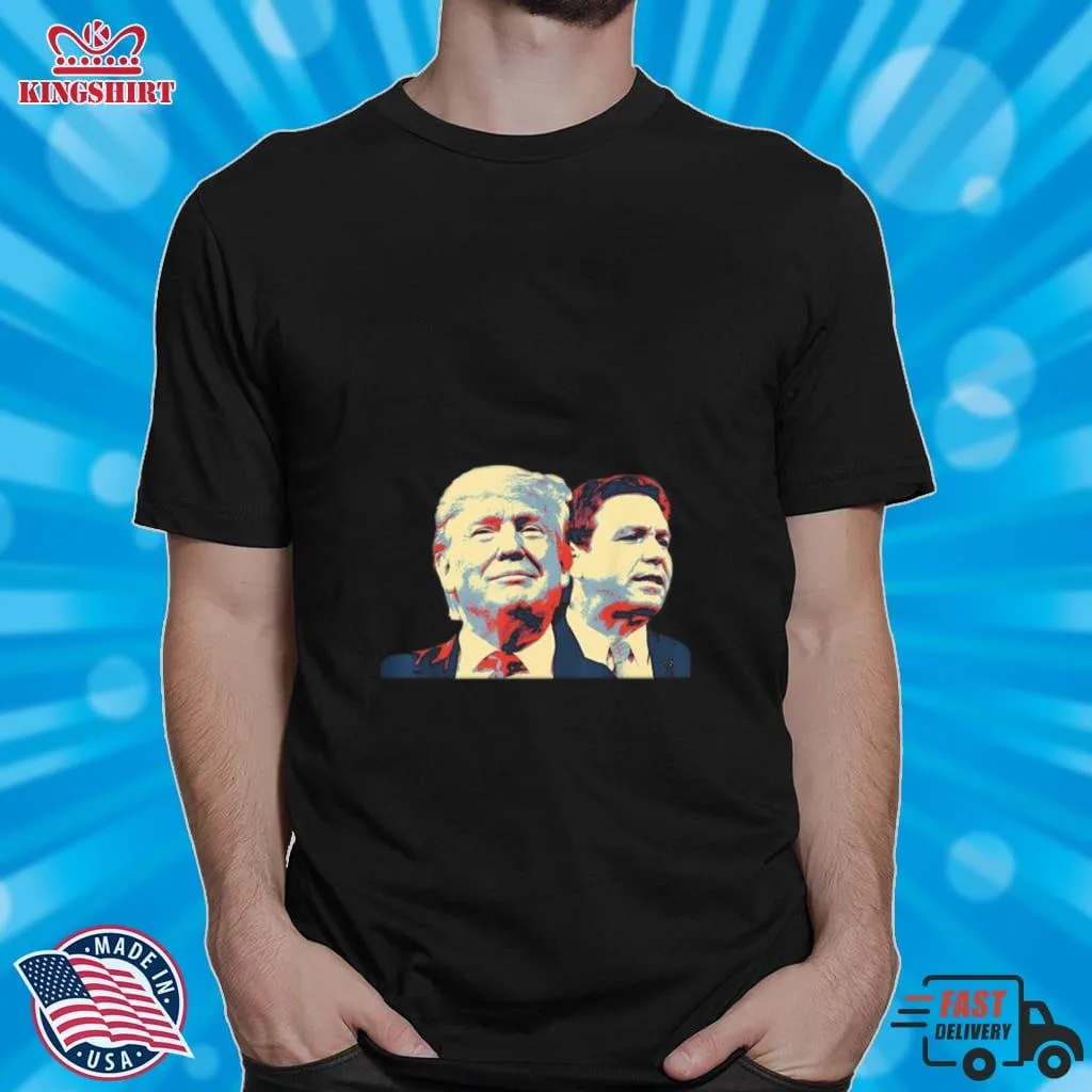 Don And Ron Trump Desantis Graphic Vintage Shirt
