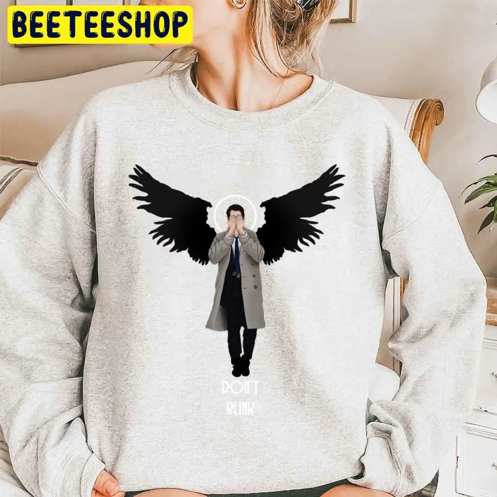 Don't Blink Weeping Angel Castiel Trending Unisex Sweatshirt