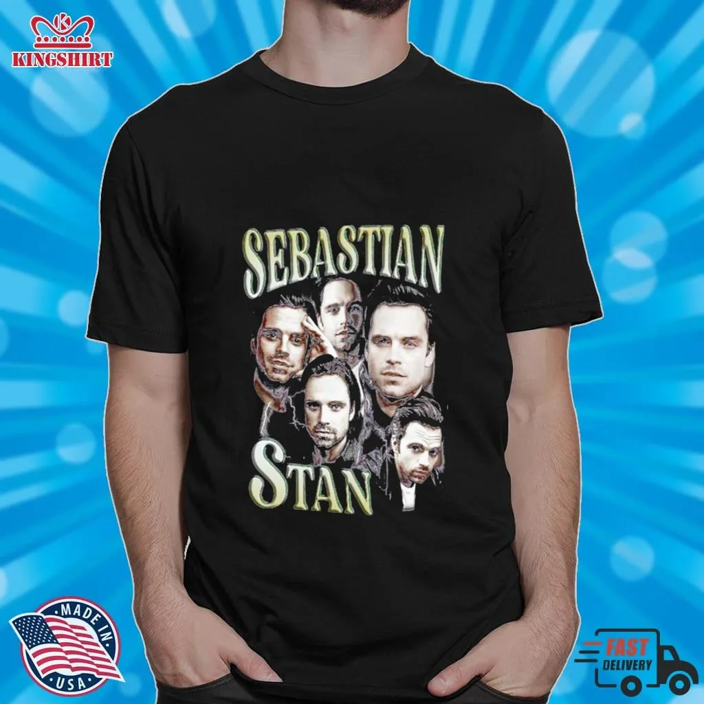 Collage Sebastian Stan 2021 Design Bucky Barnes Shirt
