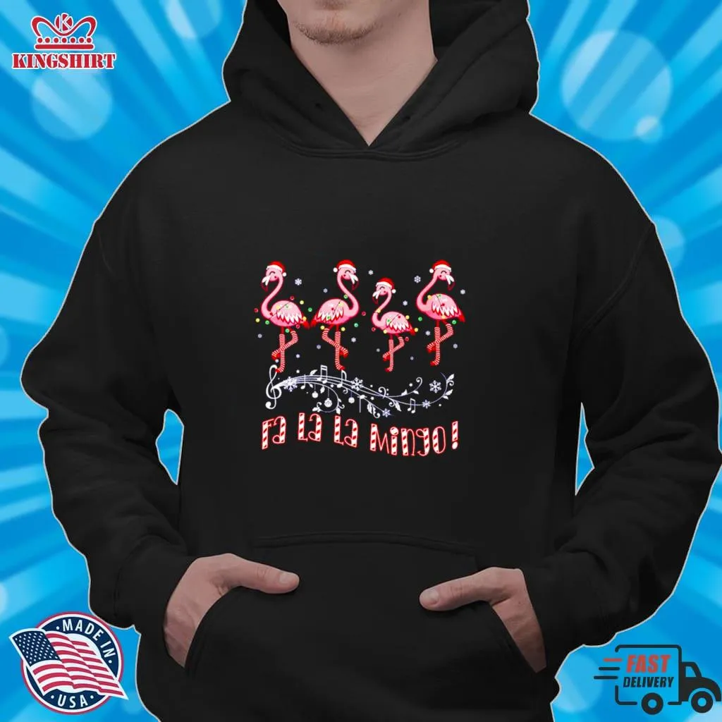 Fa La La Mingo Flamingo Christmas Shirt