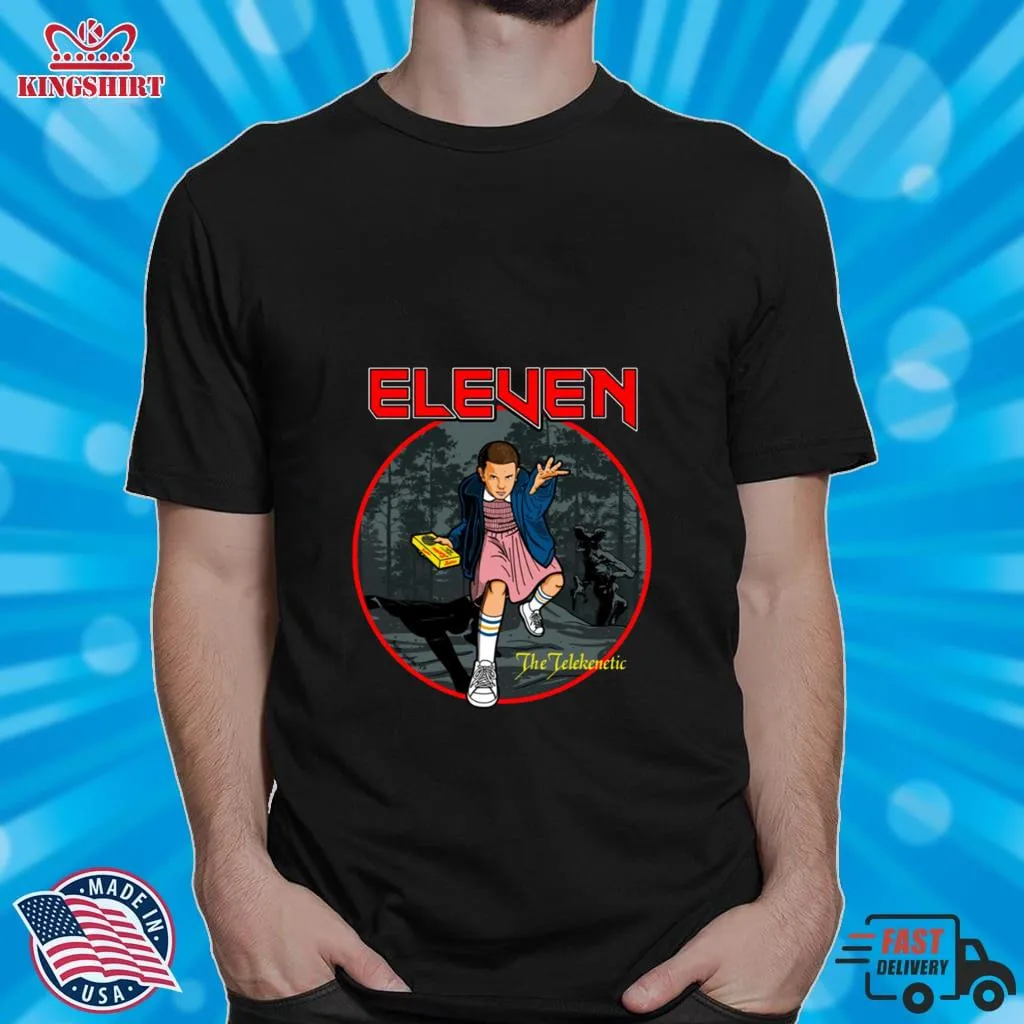 Eleven The Telekinetic Stranger Things X Iron Maiden Band Shirt