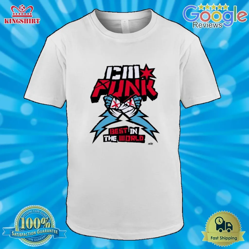 CM Punk  Supercharged Ringer Best In The World Shirt