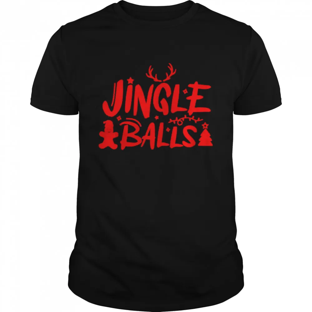 Jingle Balls Tinsel Tits Matching Couples Christmas Couple T Shirt