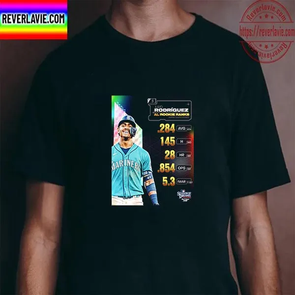 Julio Rodriguez 2022 Al Rookie Ranks Unisex T Shirt