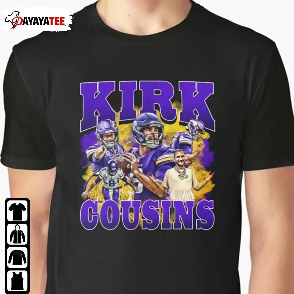 Kirk Cousins Shirt Minnesota Vikings Football Unisex Gift For Fan