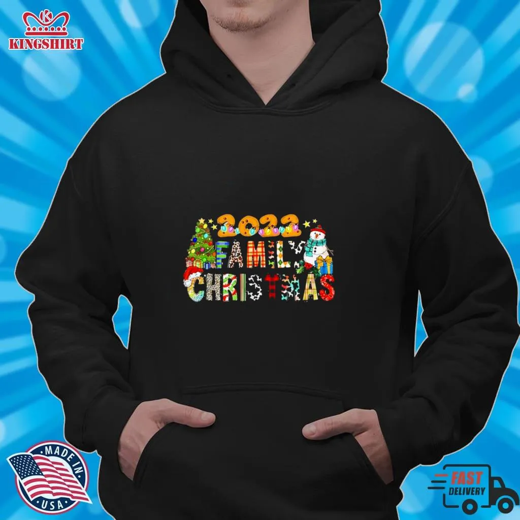 2022 Family Christmas Matching Tree Lights Xmas Shirt