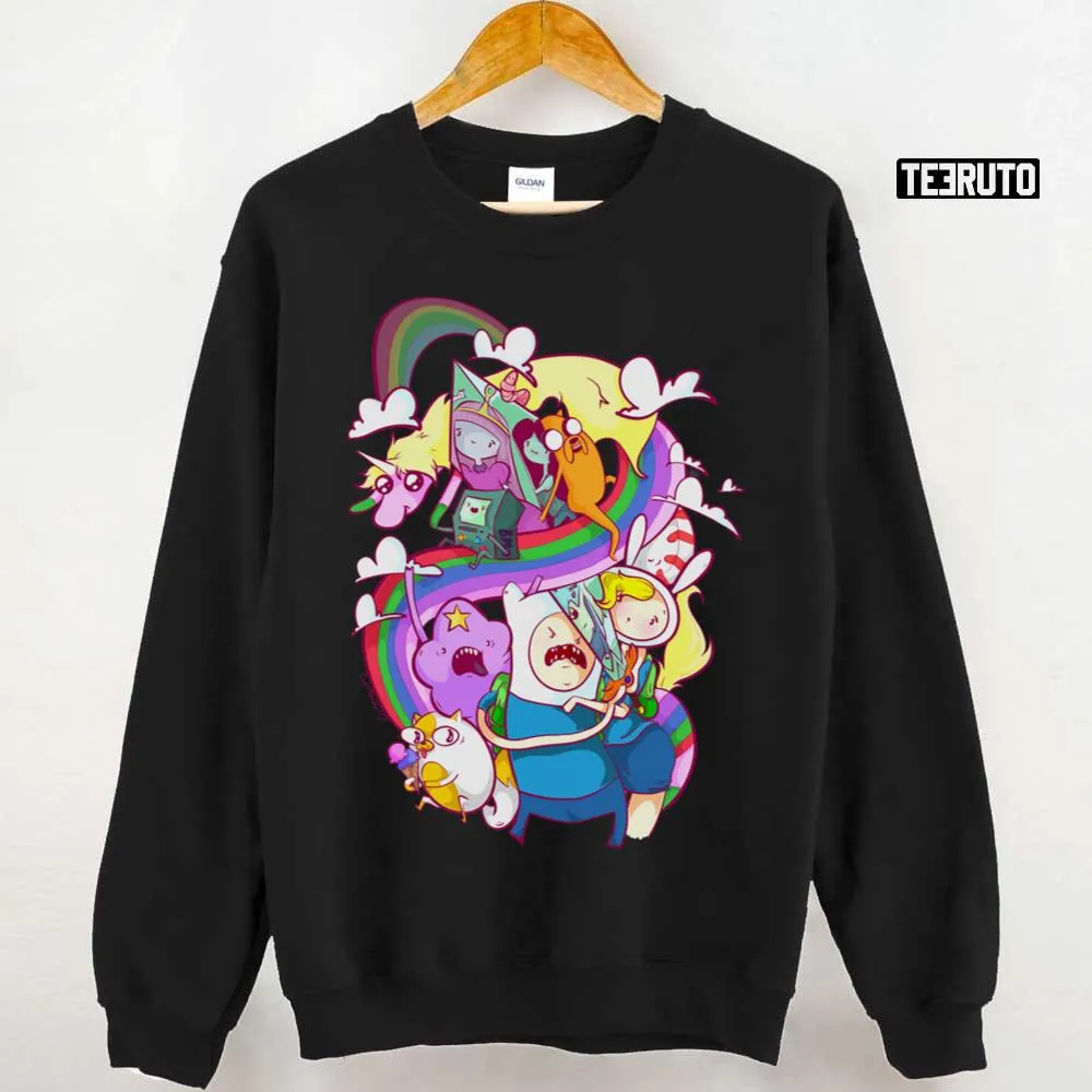 My Hero Art Adventure Time Unisex Sweatshirt