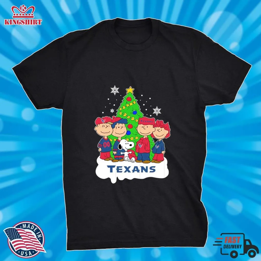 NFL Snoopy The Peanuts Houston Texans Christmas 2022 Shirt_2