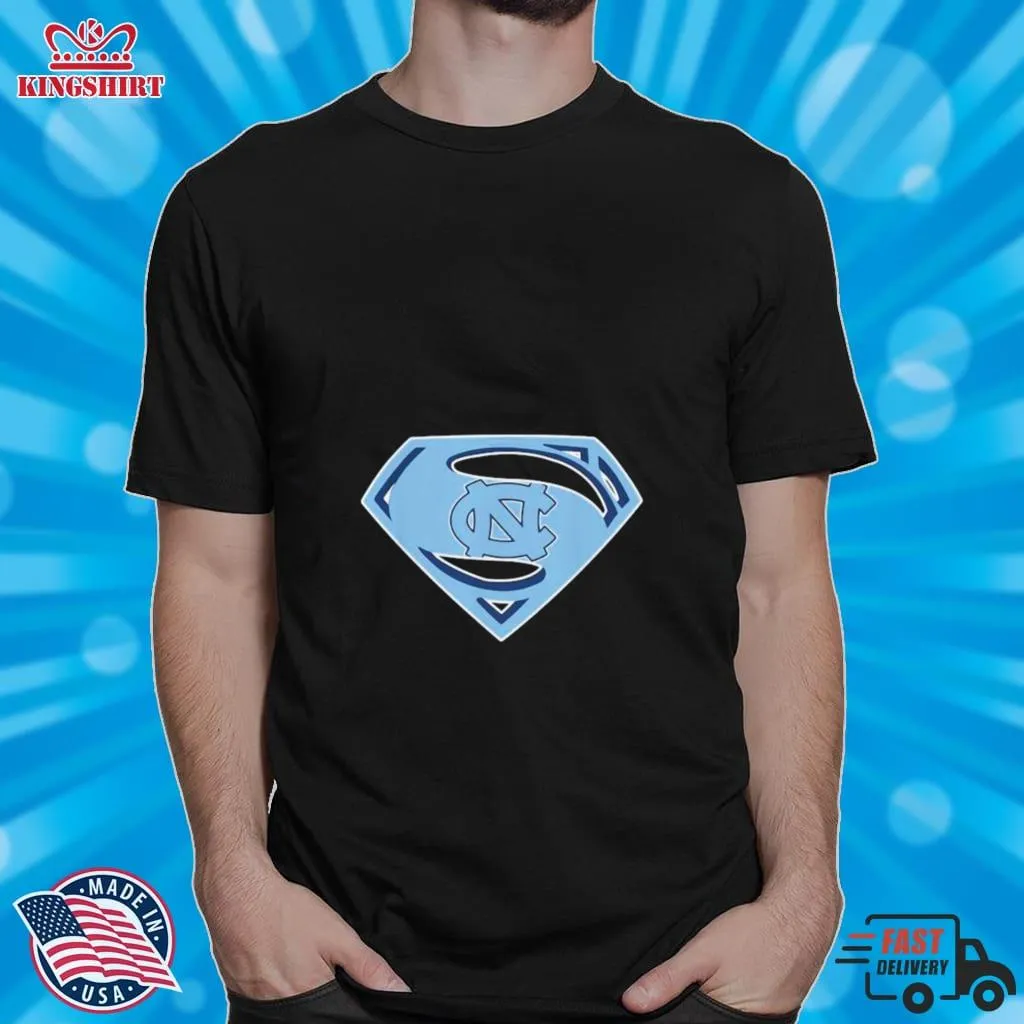 North Carolina Tar Heels Football Superman Shirt