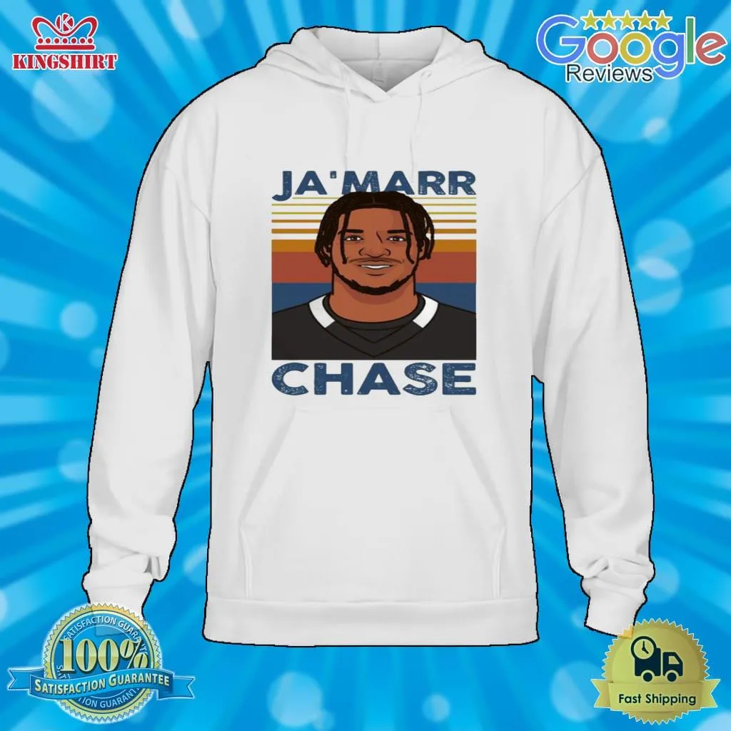 Jamarr Chase Football Pro Player Vintage Artwork T Shirt
