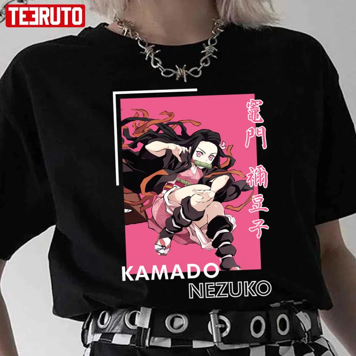 Pink Girl Kamado Nezuko Demon Girl Unisex T Shirt