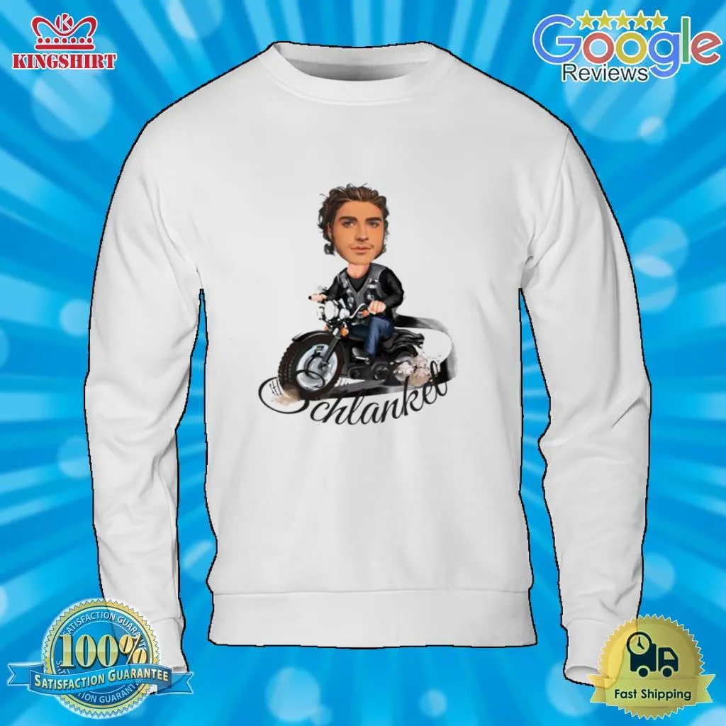 Funny Design Riding Bike Schlanket Shirt