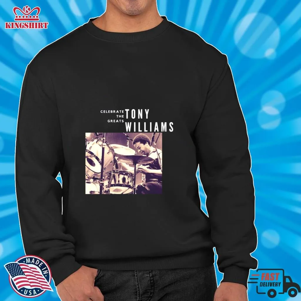 Tony Williams Great Jazz Drummer Musician Shirt