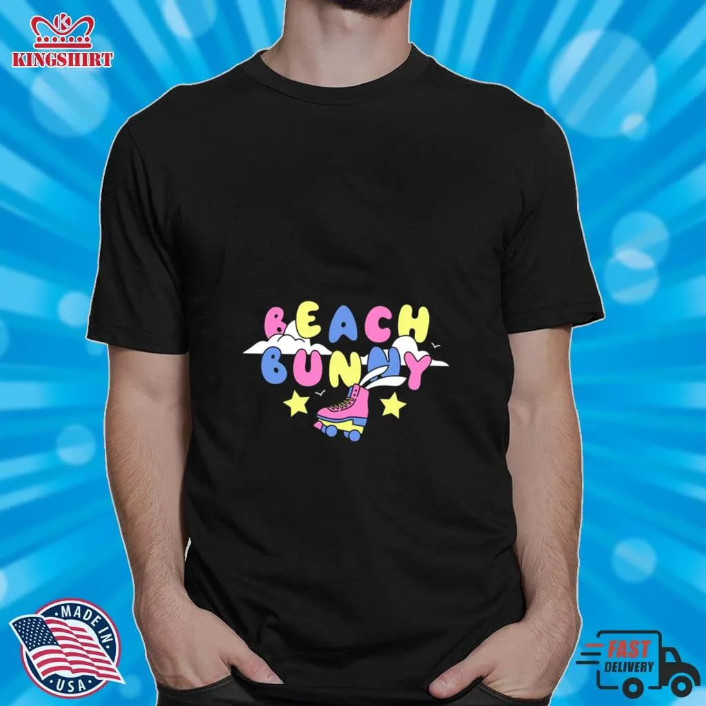  Quad Skates Design Beach Bunny Shirt  Men T Shirt