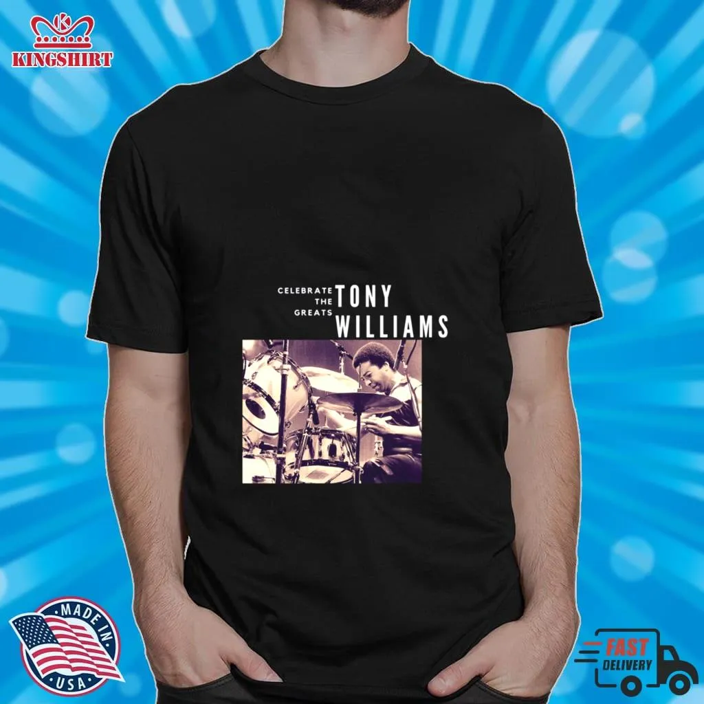 Tony Williams Great Jazz Drummer Musician Shirt