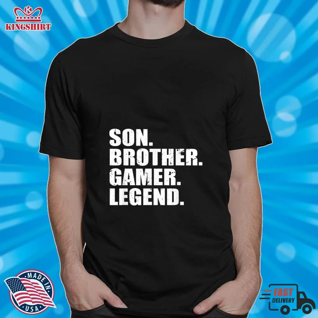 Son Brother Gamer Legend Shirt