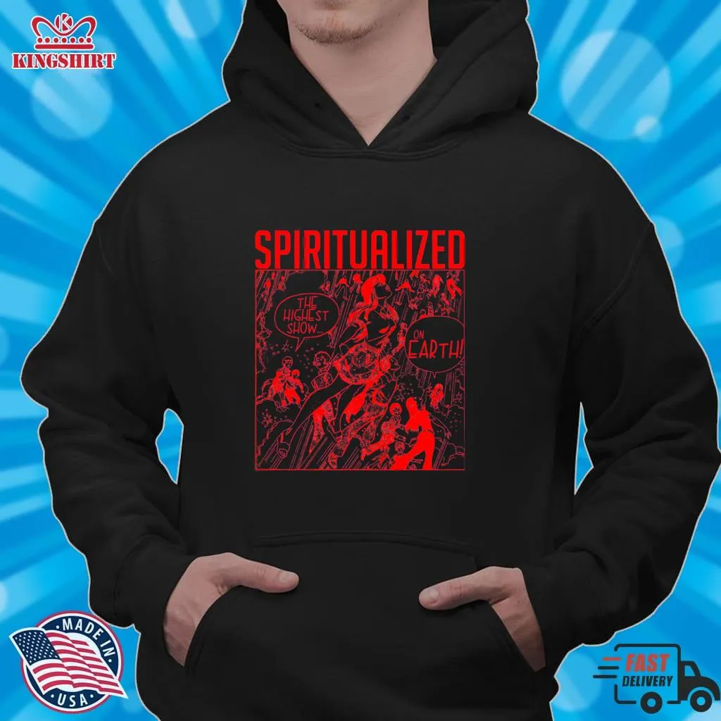  Spiritualized Highest Show On Earth Spiritualized Jason Pierce Rock Shirt  Hoodie
