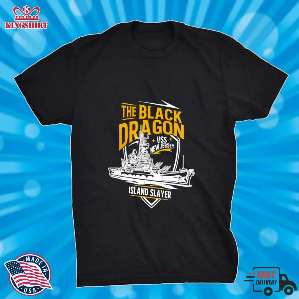 The Black Dragon Island Slayer Uss New Jersey Shirt