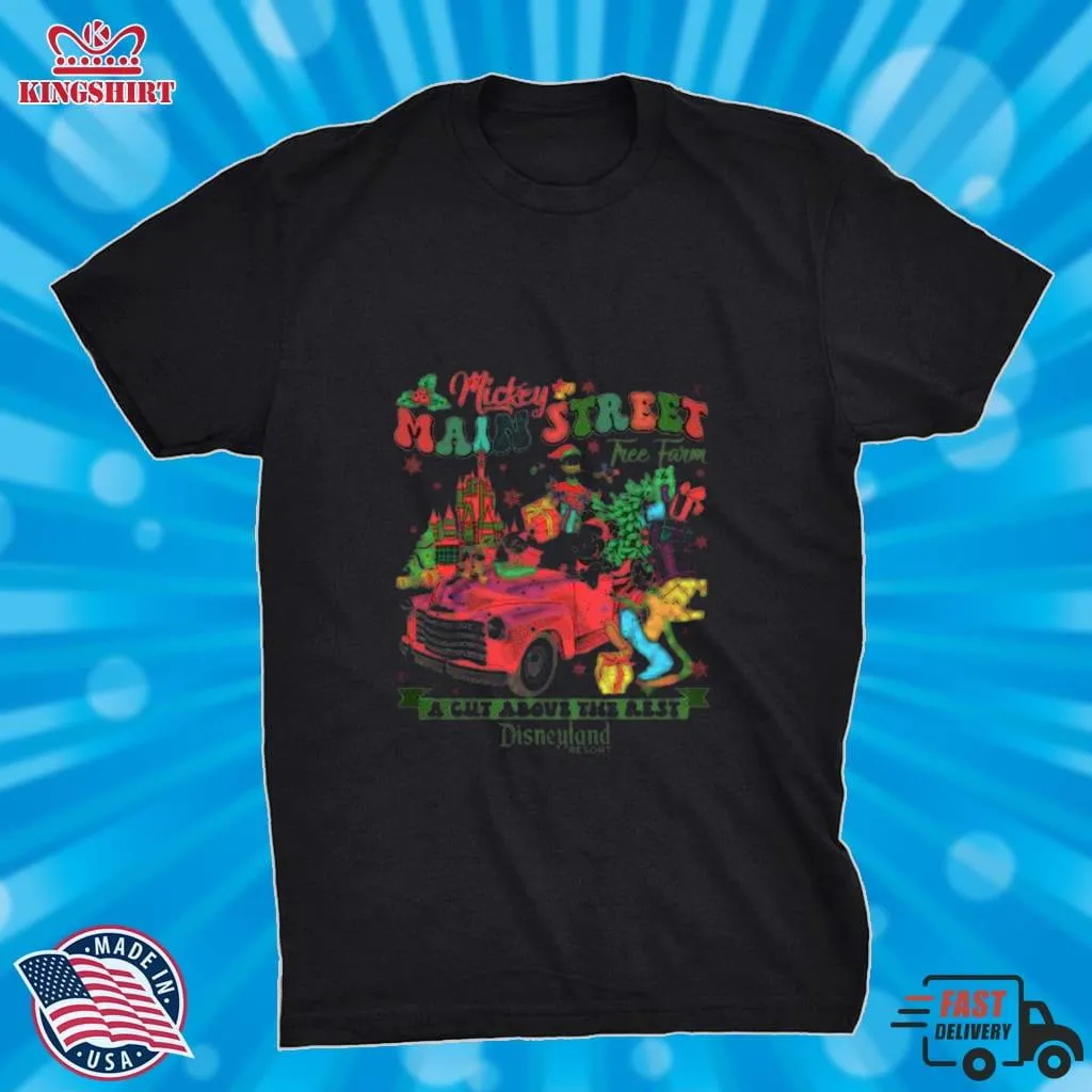 MickeyS And Friends Main Street Christmas Tree Farm 2022 Shirt