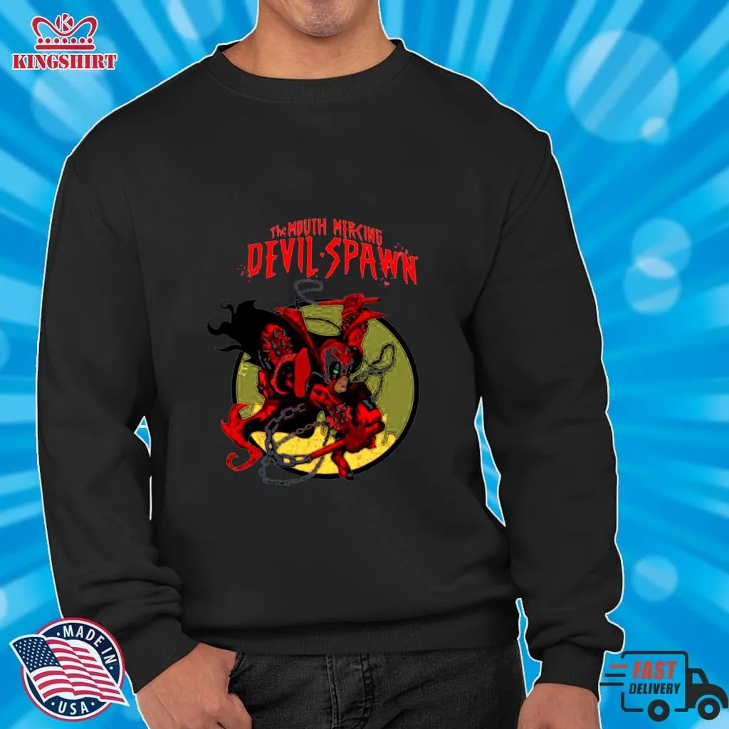 The Mouth Mercing Devil Hell Spawn Shirt