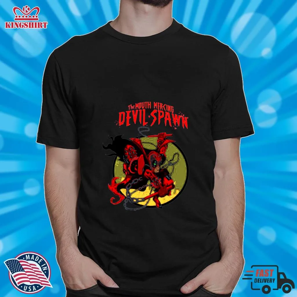 The Mouth Mercing Devil Hell Spawn Shirt