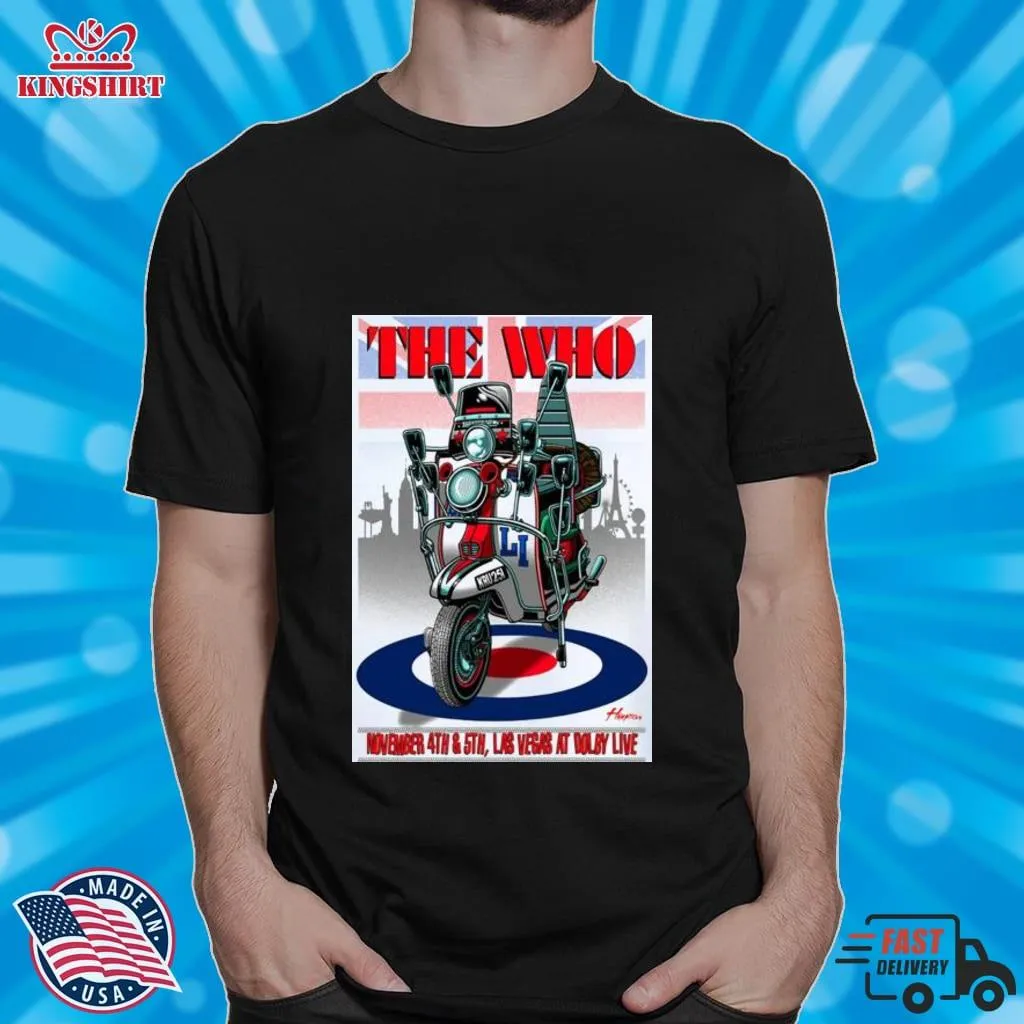  The Who In Las Vegas November 4Th 5Th At Dolby Live Shirt  Men T Shirt