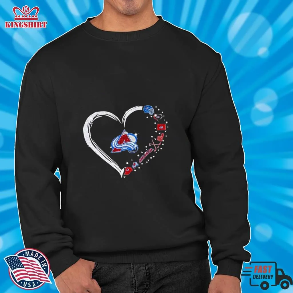 Original Colorado Avalanche Logo 2022 Heart Shirt