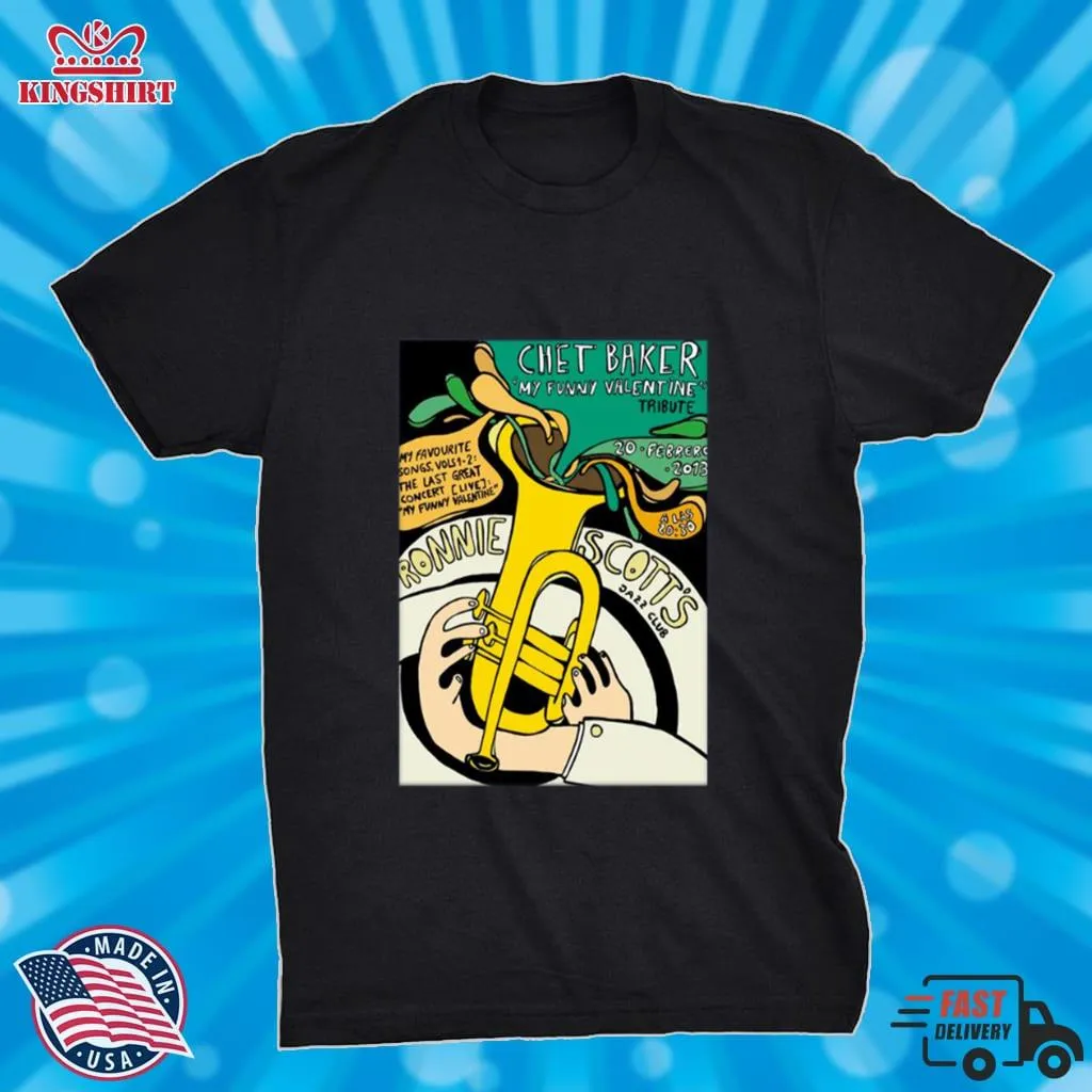 Ronnie ScottS Jazz Club Chet Baker Shirt