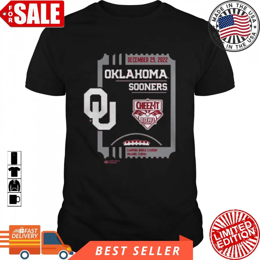 Vote Shirt 2022 Cheez It Bowl Oklahoma Sooners Shirt Tank Top Unisex