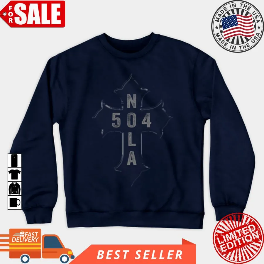 Best 504 Nola Cross T Shirt, Hoodie, Sweatshirt, Long Sleeve Plus Size