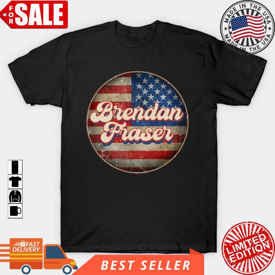 Top American Flag Personalized Brendan Proud Name Birthday T Shirt, Hoodie, Sweatshirt, Long Sleeve Men T-Shirt
