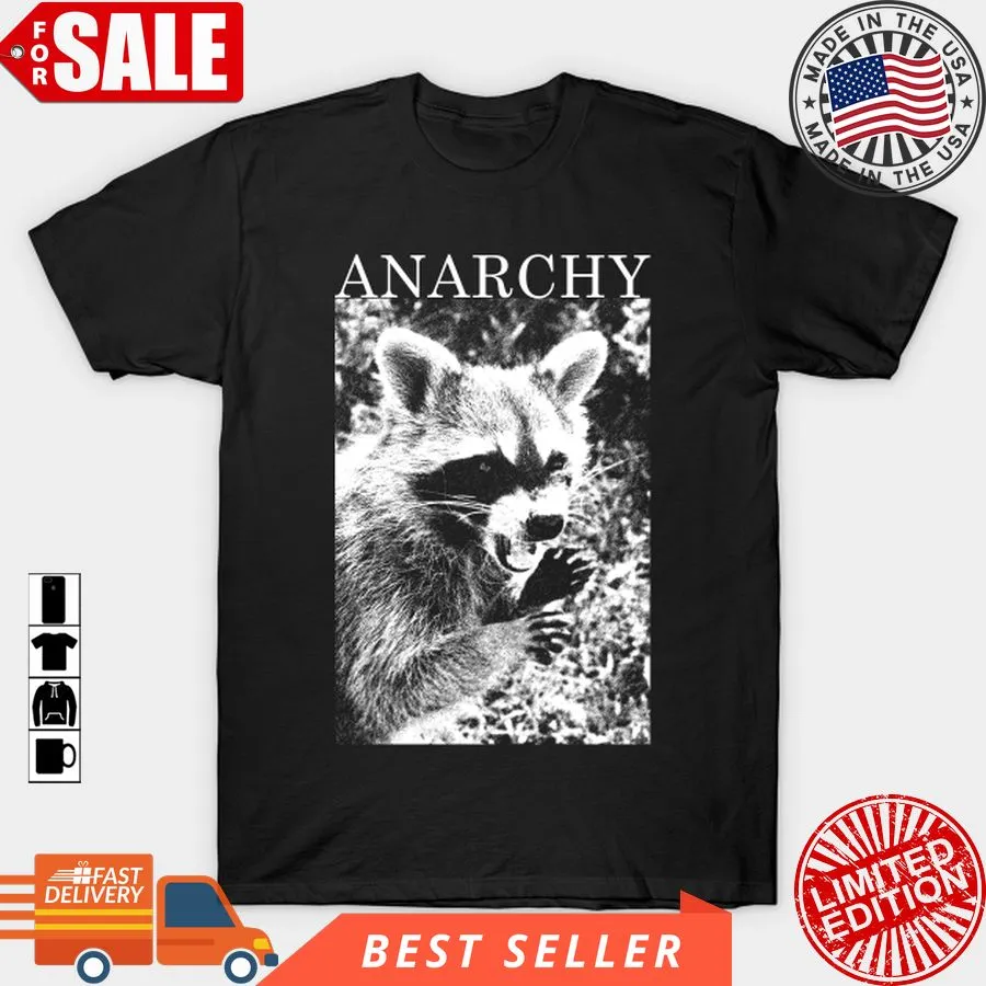 Love Shirt Anarchy Raccoon T Shirt, Hoodie, Sweatshirt, Long Sleeve Youth Hoodie