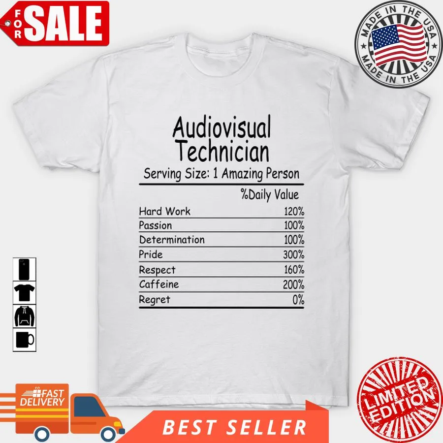 Original Audiovisual Technician Job Passion Caffeine T Shirt, Hoodie, Sweatshirt, Long Sleeve Size up S to 4XL
