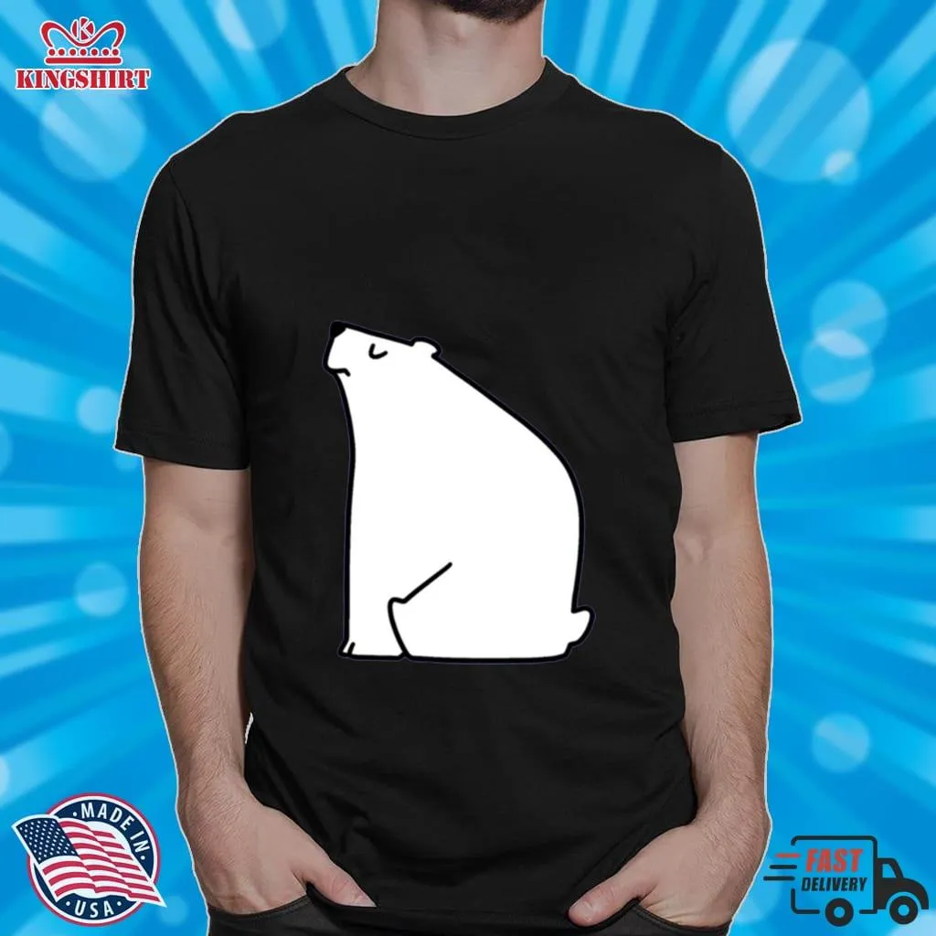 Hot Calm Polar Bear Cute Graphic Shirt Shirt