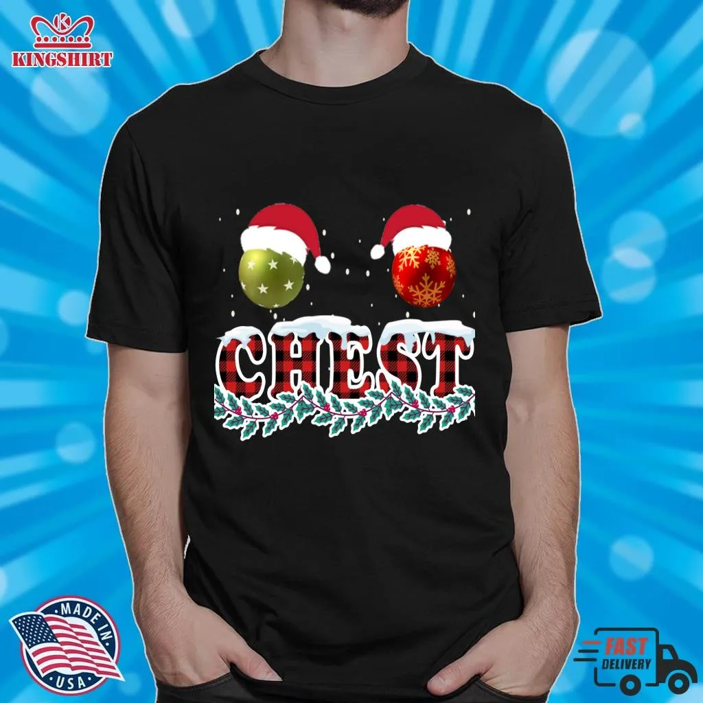 Best Chest Nuts Christmas Funny Matching Couple Chestnuts  Zipped Hoodie Shirt