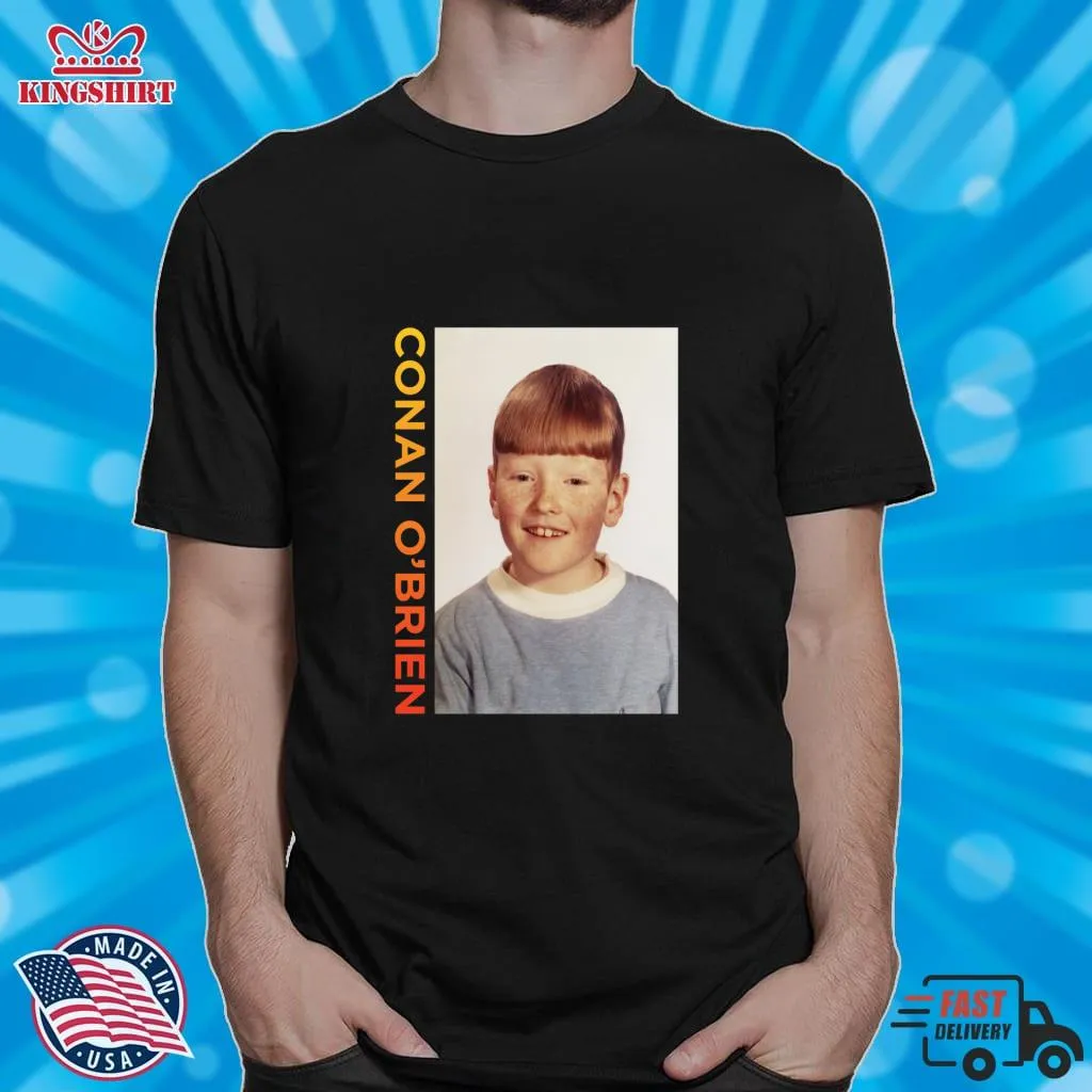 Best Conan O'brien Portrait Classic T Shirt Plus Size