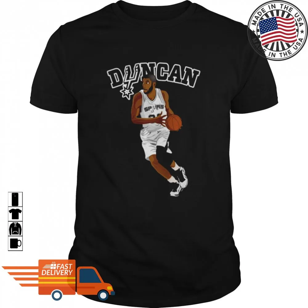 Original Basketball Legend Tim Duncan Shirt Unisex Tshirt