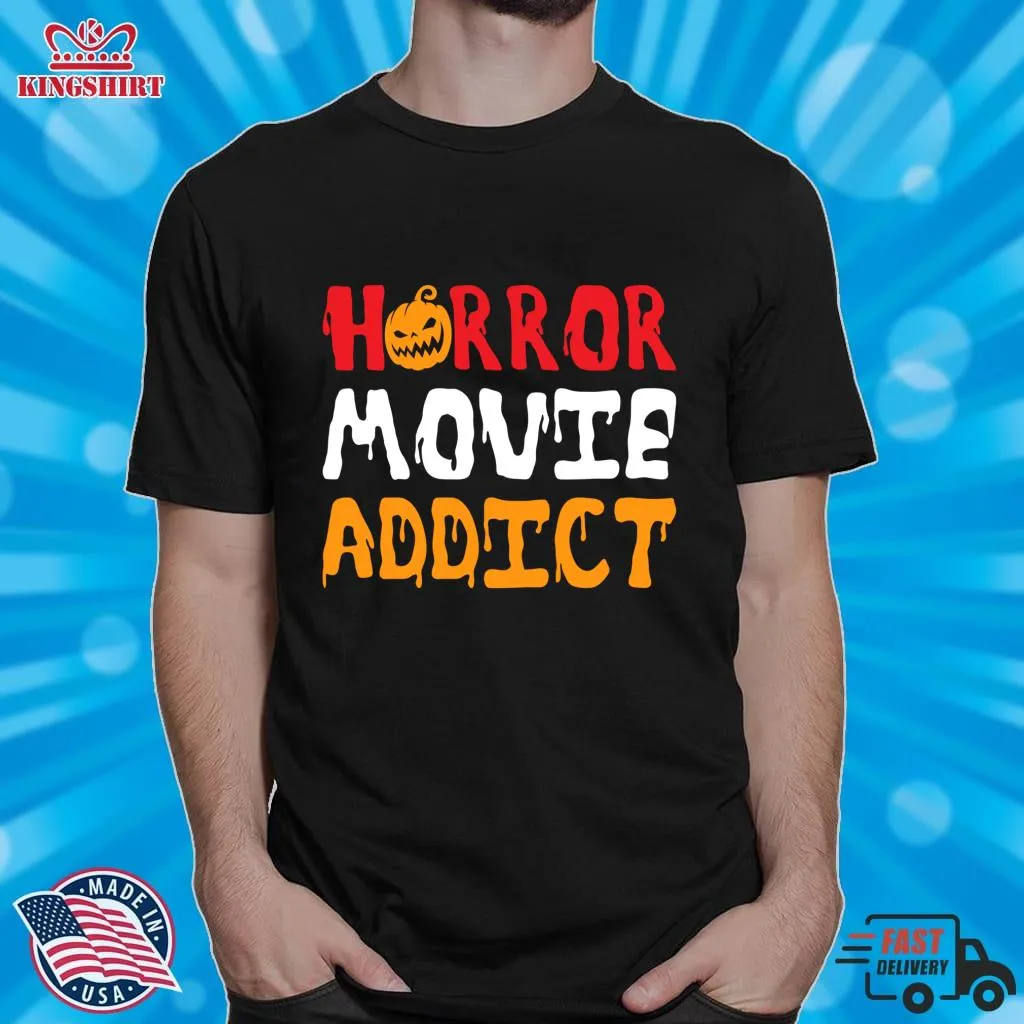 Free Style Horror Movie Fan Gift Zipped Hoodie Unisex Tshirt