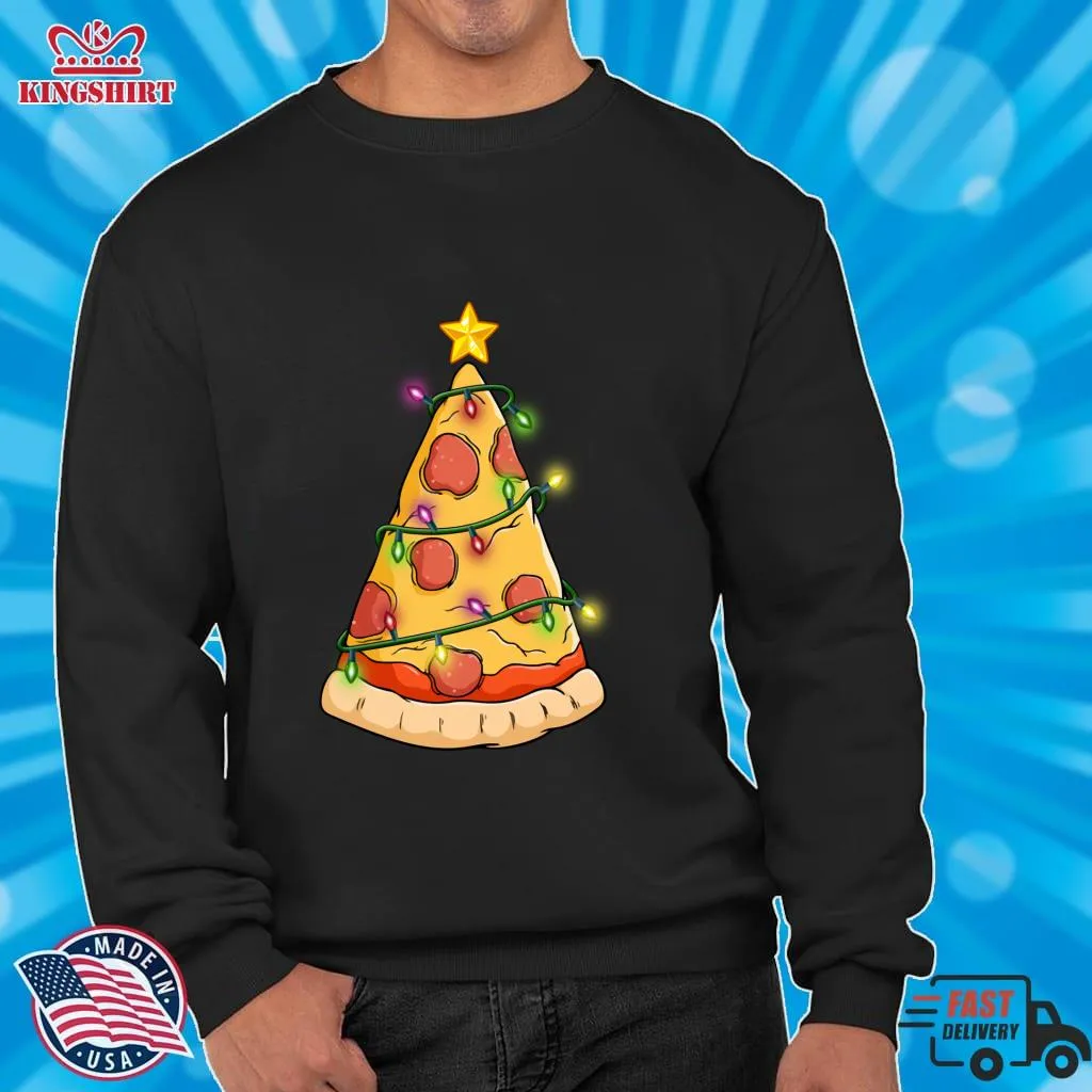 The cool Pizza Christmas Tree   Pizza Xmas Tree Funny Christmas Essential T Shirt Youth Hoodie