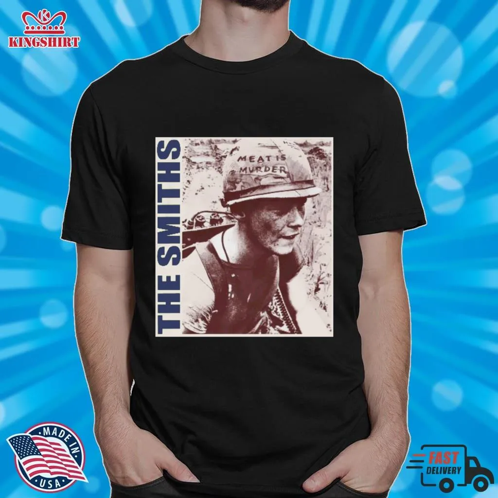 Vote Shirt The Smiths   Iconic Image Of The Smiths Second Studio Album Meat Is Murder  Essential T Shirt Unisex Tshirt