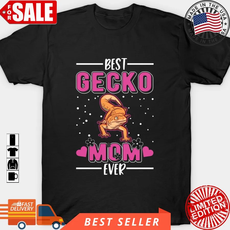 Funny Best Gecko Mom Ever T Shirt, Hoodie, Sweatshirt, Long Sleeve Plus Size
