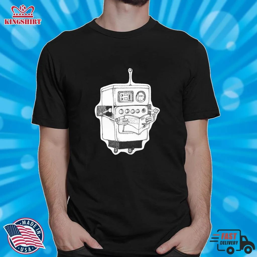 Best Moon Robot  Classic T Shirt Plus Size