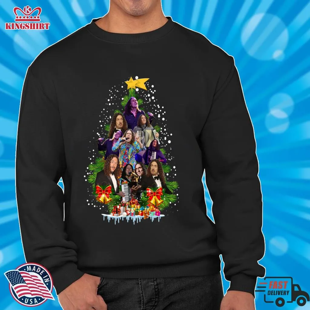 Be Nice Weird Al Yankovic Christmas Tree Best Fashion Classic T Shirt Plus Size
