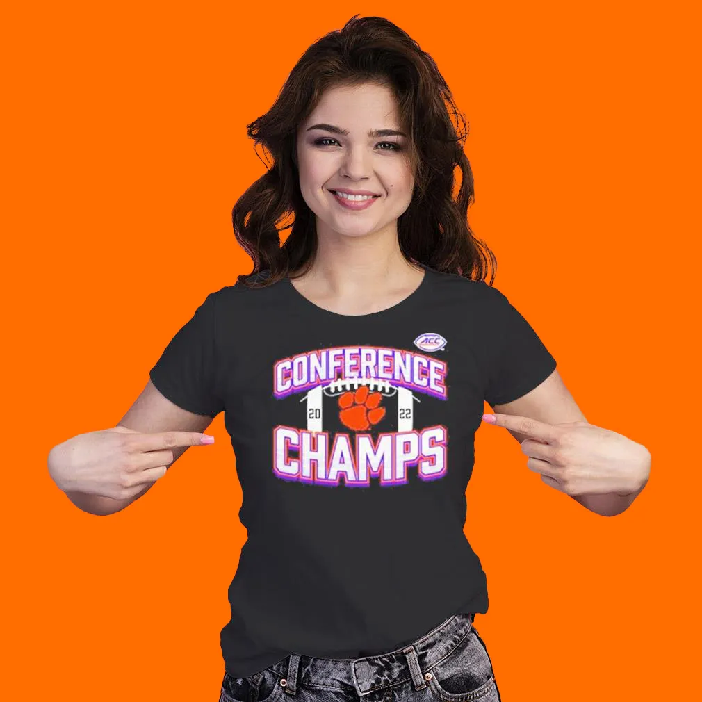 Funny Clemson Tigers Conference Champs 2022 Acc Football T Shirt T Shirt, Hoodie, Sweatshirt, Long Sleeve Unisex Tshirt