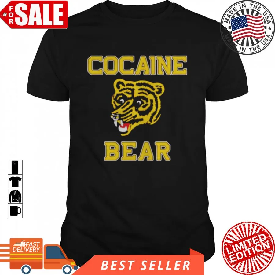 Pretium Cocaine Bear Boston Bruins Shirt Hoodie