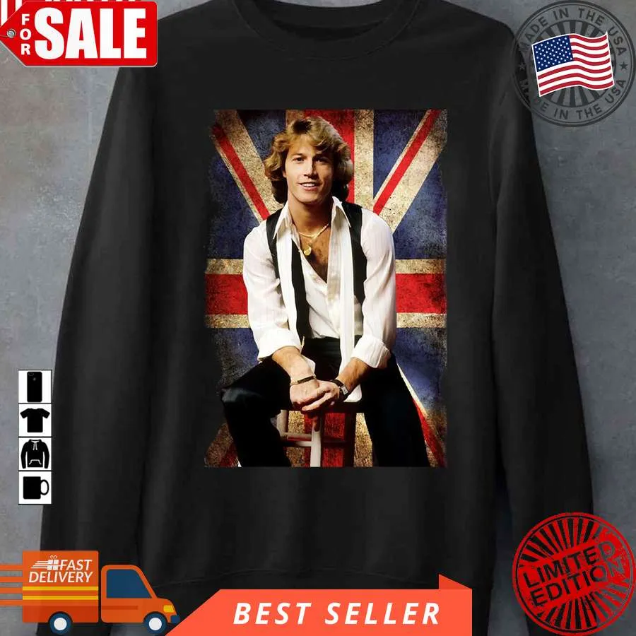 Be Nice England Flag Andy Gibb Unisex Sweatshirt Plus Size