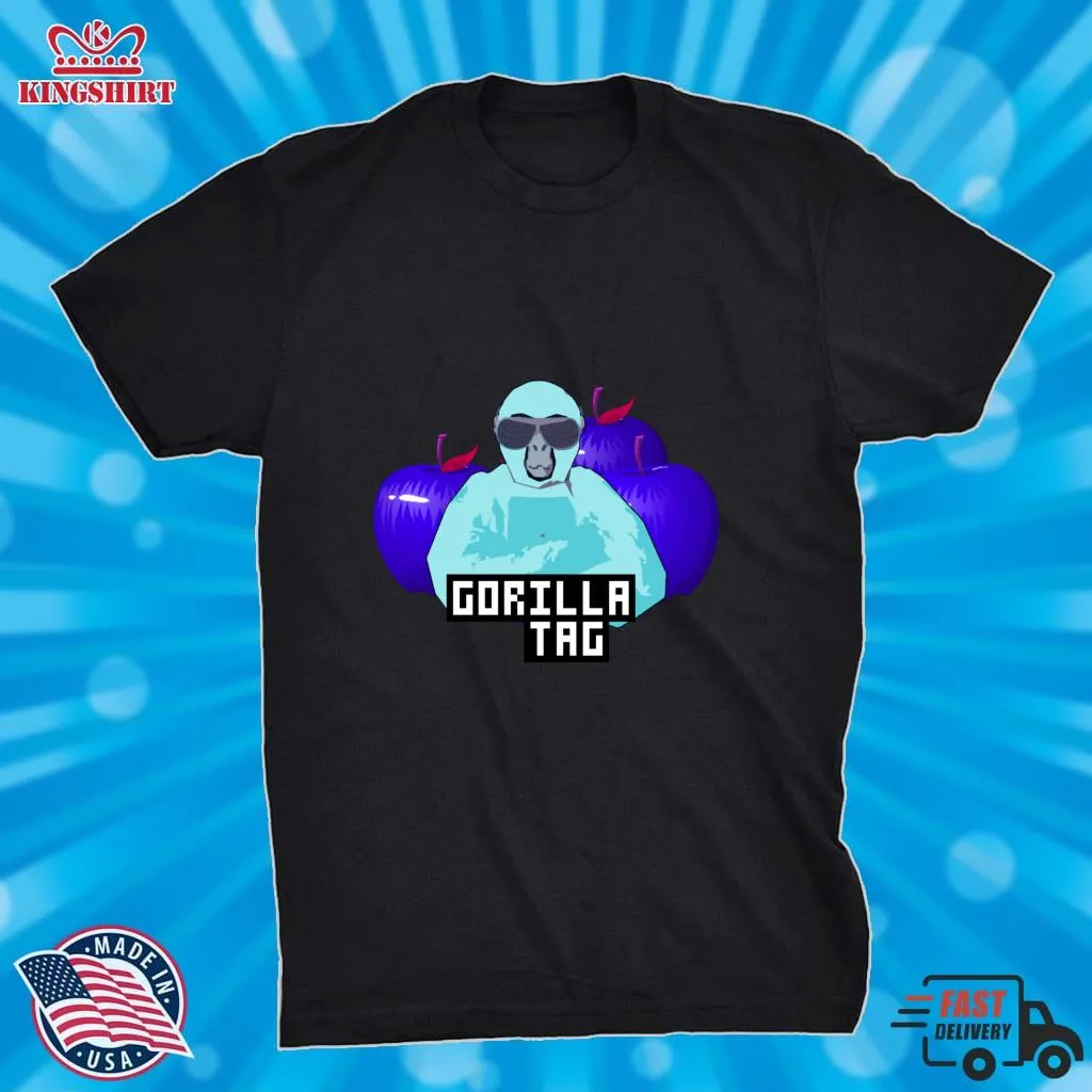 Vintage Gorilla Tag Apple Blue Fresh Classic T Shirt Youth T-Shirt